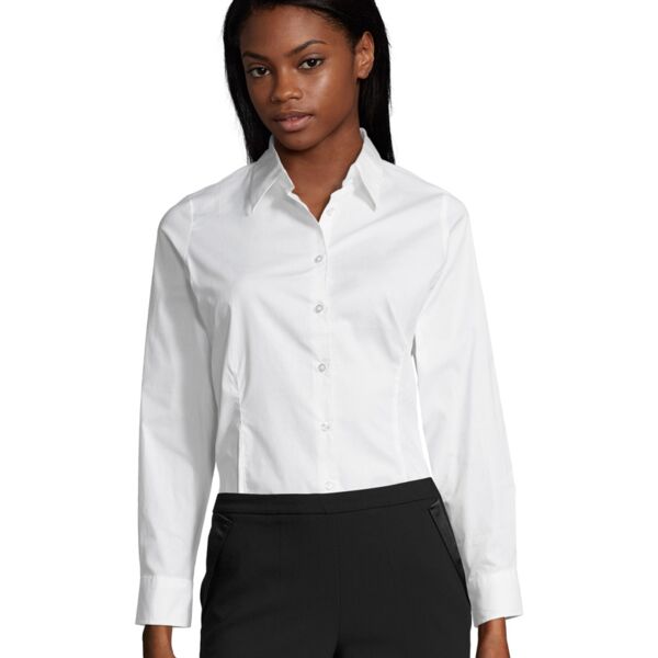 SOL'S Ladies Eden Long Sleeve Fitted Shirt Thumbnail